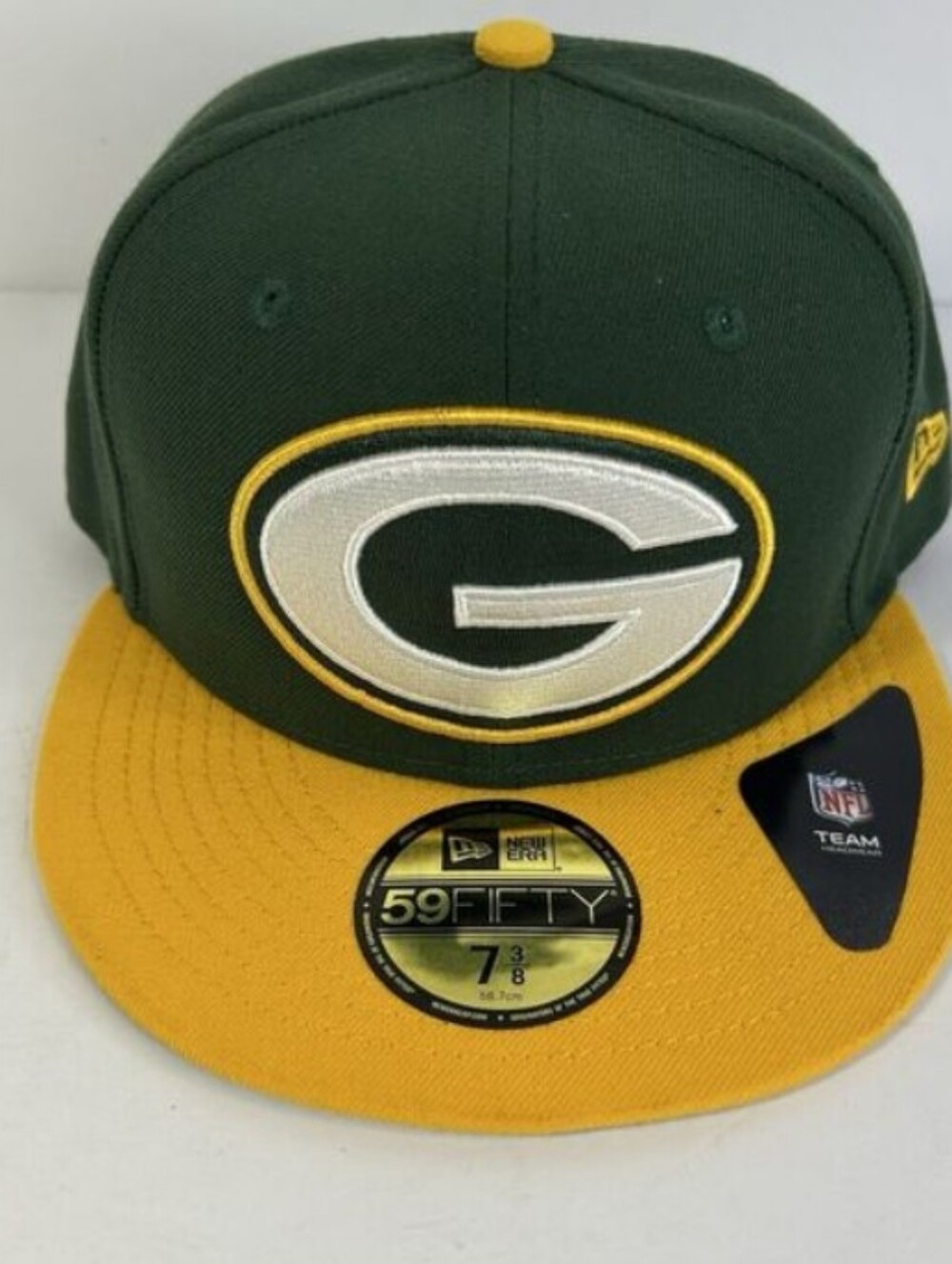 New Era Blue and Black Fitted Cap Interior Detail